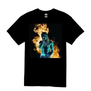 Black Graphic T-Shirt Lil Wayne